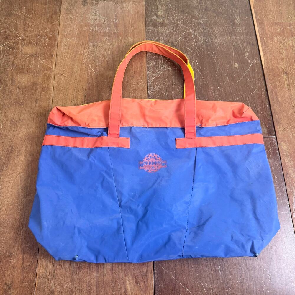 Holiday Fair VINTAGE the Impact‎ Jet Bag Weekender Gym Duffle Color Block Bag